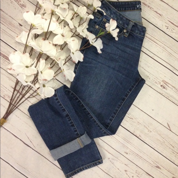 Victoria's Secret Denim - Victoria's Secret medium wash straight leg jeans